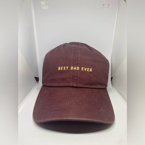 Best Dad Ever Fathers Day Adjustable Hat Baseball Cap